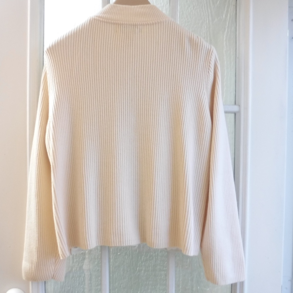 Pendleton Ivory Leather Front Ribbed Back Jacket - image 8